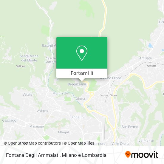 Mappa Fontana Degli Ammalati