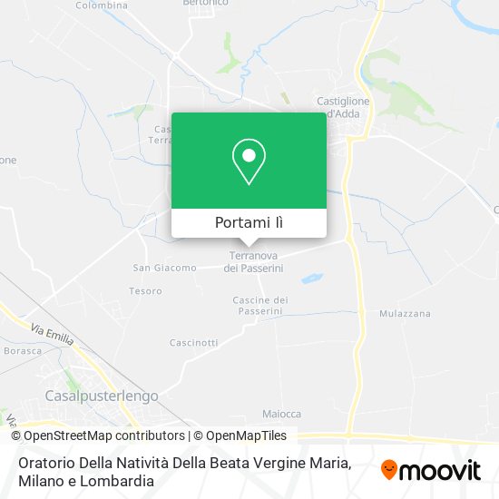 Mappa Oratorio Della Natività Della Beata Vergine Maria