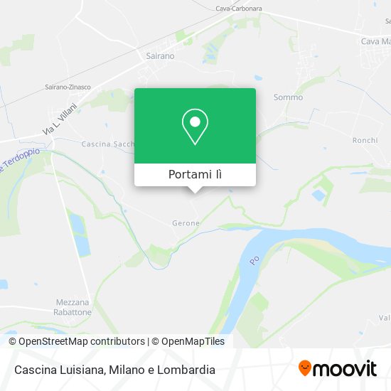 Mappa Cascina Luisiana