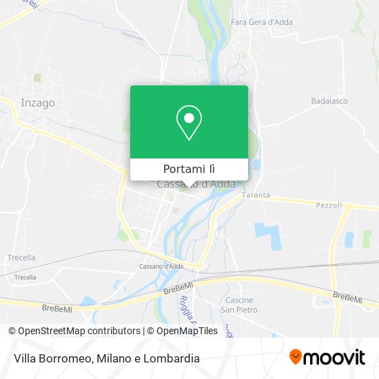 Mappa Villa Borromeo