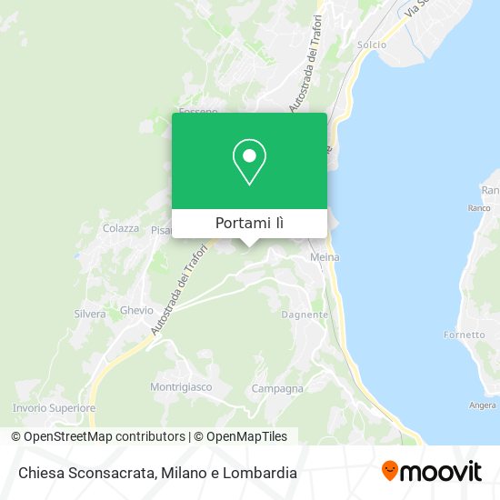 Mappa Chiesa Sconsacrata