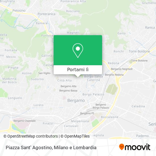 Mappa Piazza Sant' Agostino