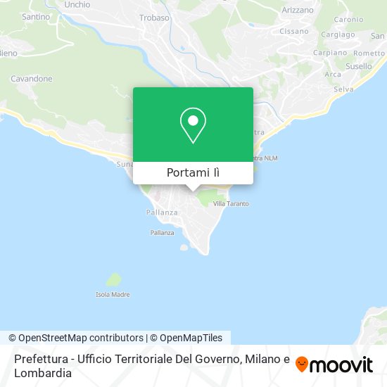 Mappa Prefettura - Ufficio Territoriale Del Governo