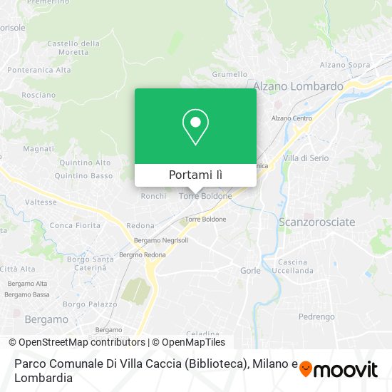 Mappa Parco Comunale Di Villa Caccia (Biblioteca)