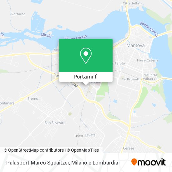 Mappa Palasport Marco Sguaitzer