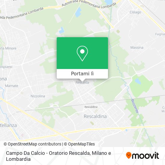 Mappa Campo Da Calcio - Oratorio Rescalda