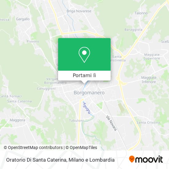 Mappa Oratorio Di Santa Caterina