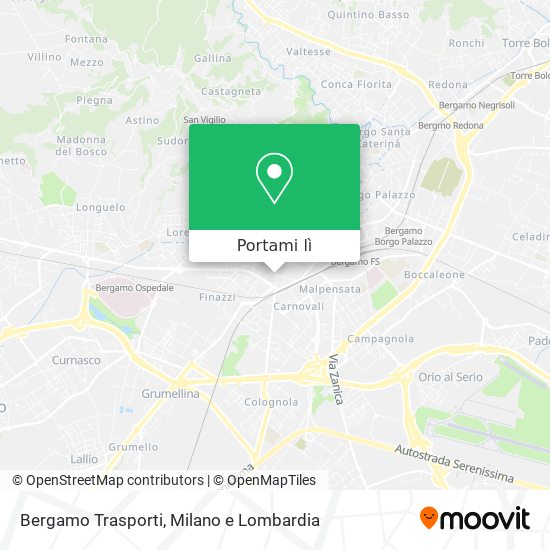 Mappa Bergamo Trasporti