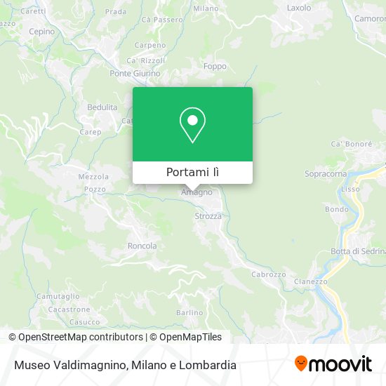 Mappa Museo Valdimagnino
