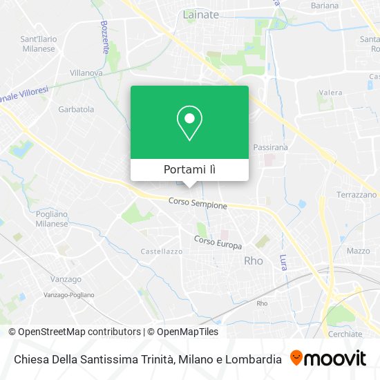 Mappa Chiesa Della Santissima Trinità