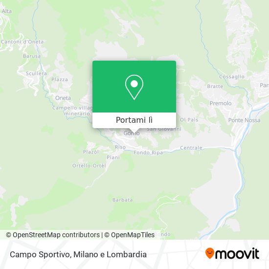 Mappa Campo Sportivo