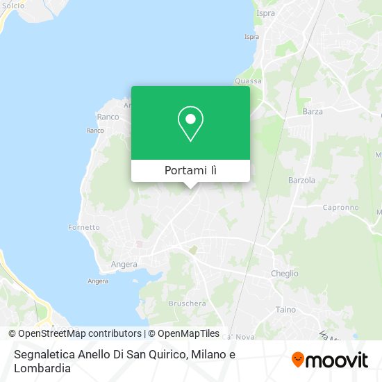 Mappa Segnaletica Anello Di San Quirico