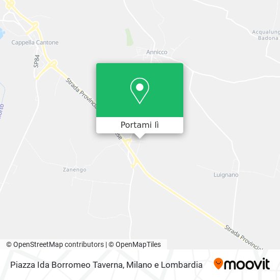 Mappa Piazza Ida Borromeo Taverna
