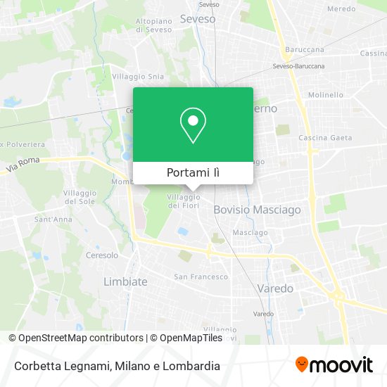 Mappa Corbetta Legnami
