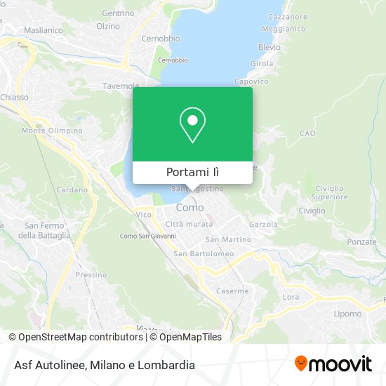 Mappa Asf Autolinee