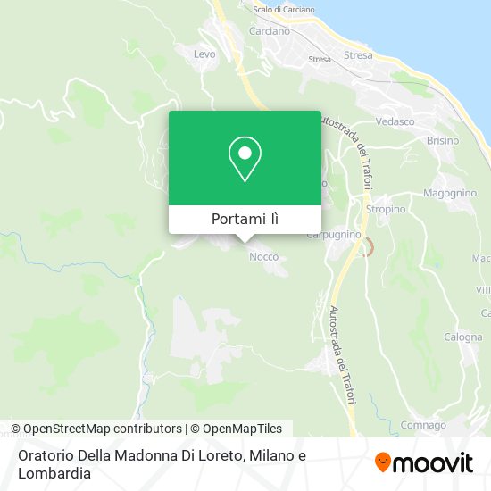 Mappa Oratorio Della Madonna Di Loreto