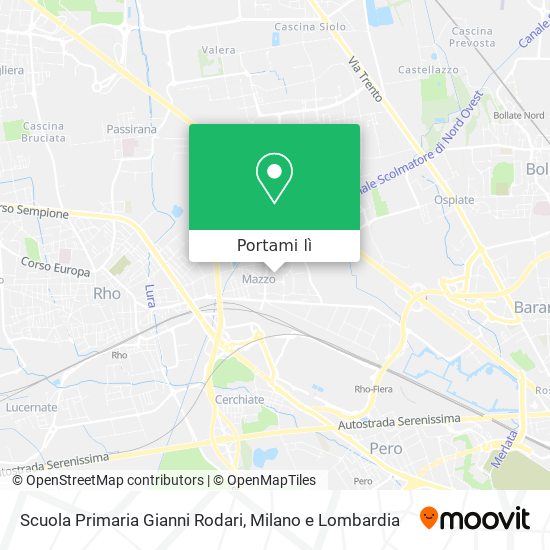 Mappa Scuola Primaria Gianni Rodari