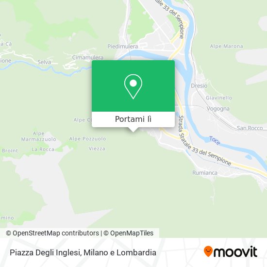 Mappa Piazza Degli Inglesi