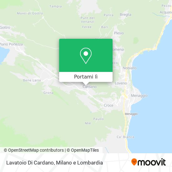 Mappa Lavatoio Di Cardano
