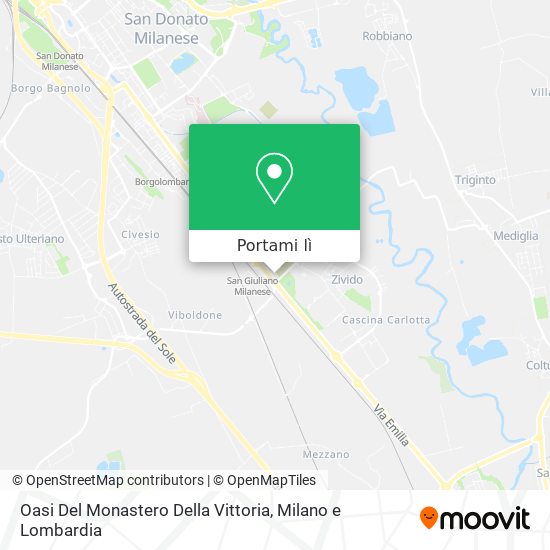 Mappa Oasi Del Monastero Della Vittoria