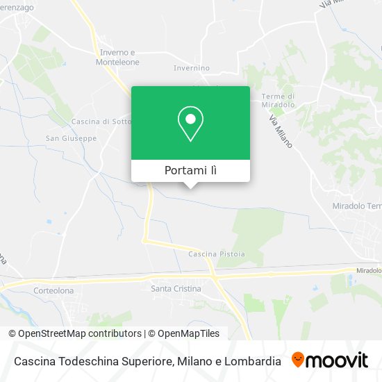 Mappa Cascina Todeschina Superiore