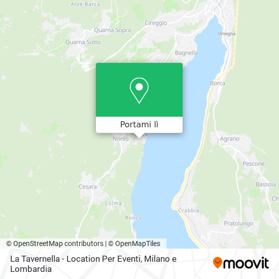 Mappa La Tavernella - Location Per Eventi