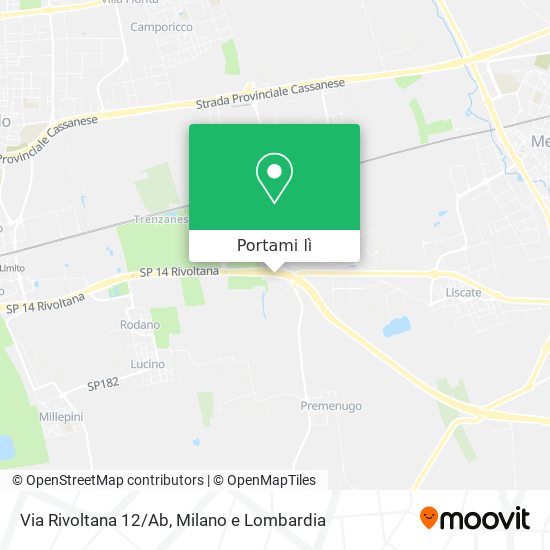 Mappa Via Rivoltana 12/Ab