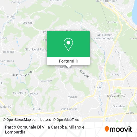 Mappa Parco Comunale Di Villa Carabba