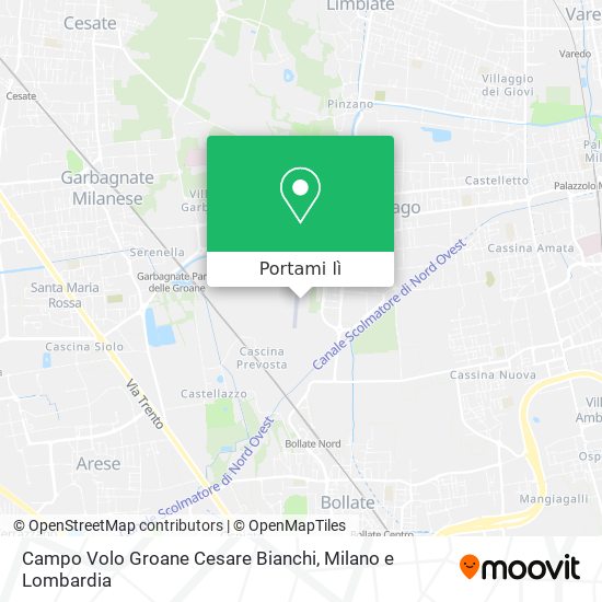 Mappa Campo Volo Groane Cesare Bianchi