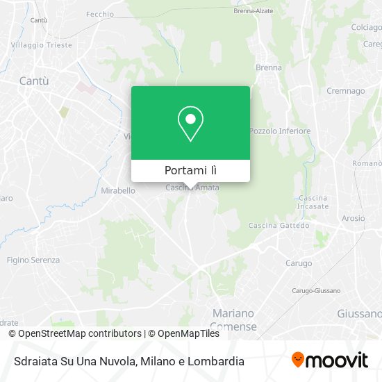 Mappa Sdraiata Su Una Nuvola