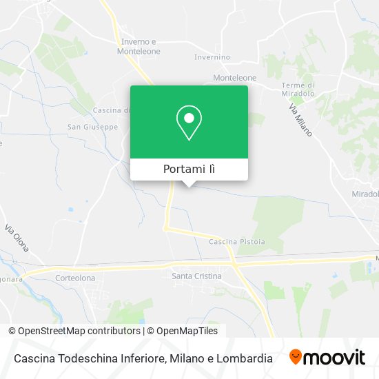 Mappa Cascina Todeschina Inferiore