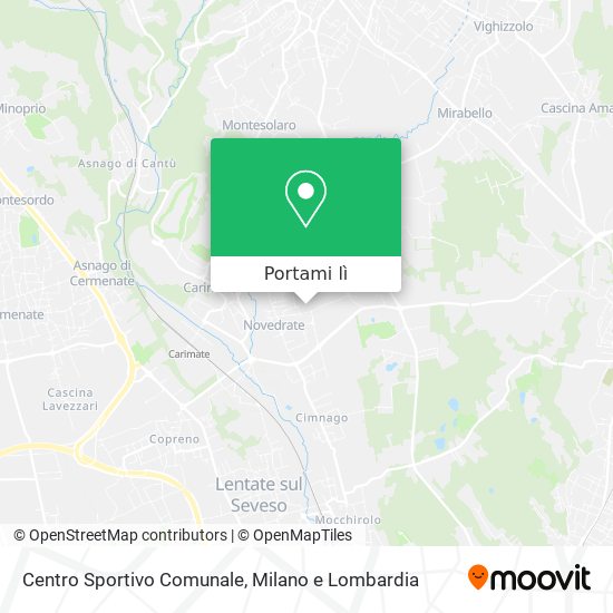 Mappa Centro Sportivo Comunale