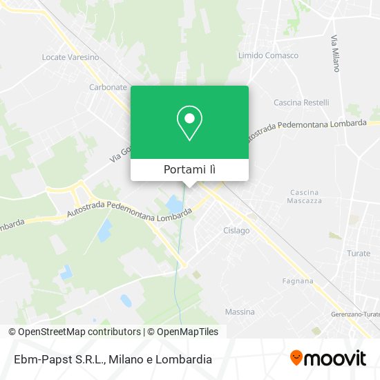 Mappa Ebm-Papst S.R.L.