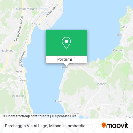 Mappa Parcheggio Via Al Lago