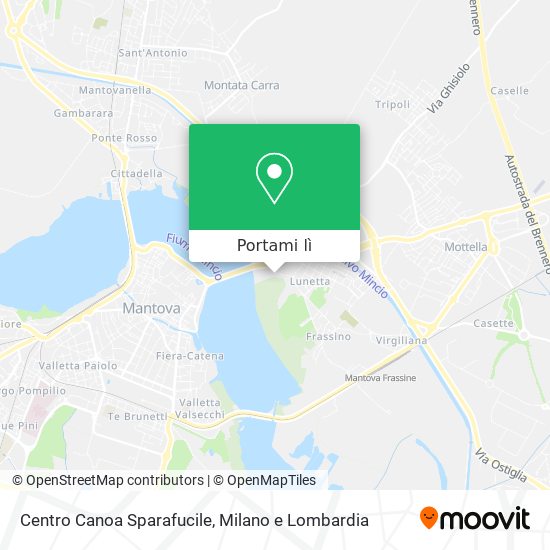 Mappa Centro Canoa Sparafucile