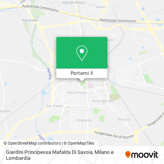 Mappa Giardini Principessa Mafalda Di Savoia