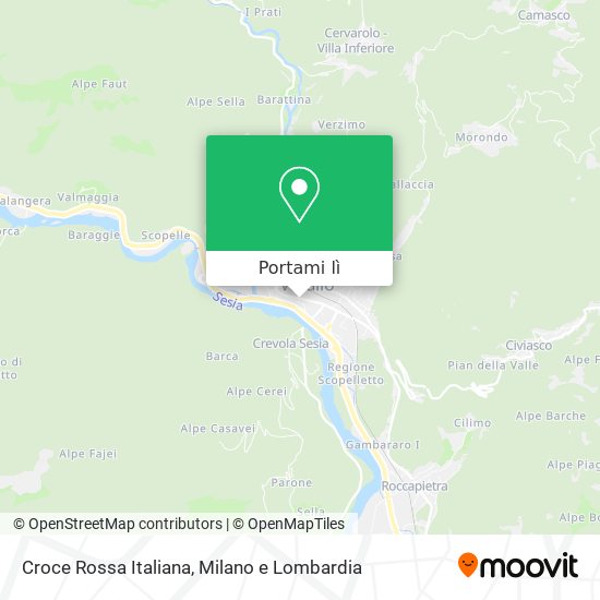 Mappa Croce Rossa Italiana