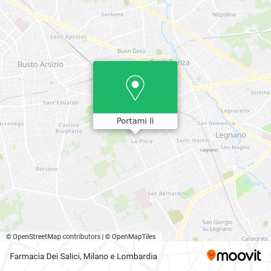Mappa Farmacia Dei Salici