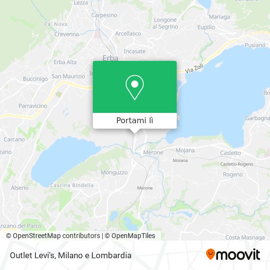 Mappa Outlet Levi's