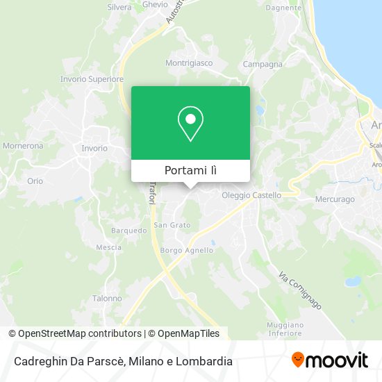 Mappa Cadreghin Da Parscè