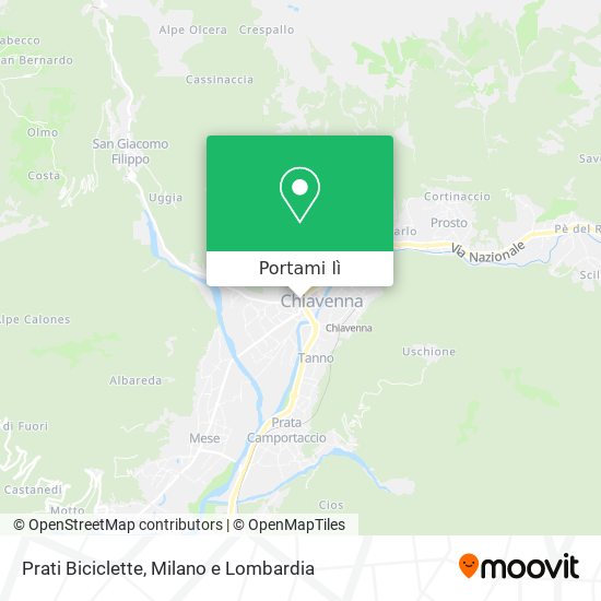 Mappa Prati Biciclette