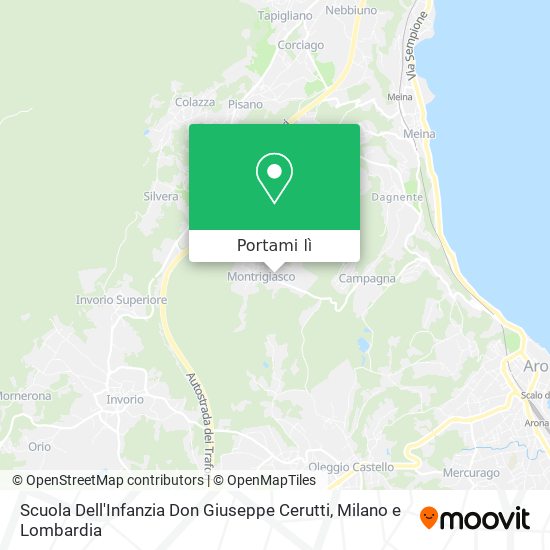 Mappa Scuola Dell'Infanzia Don Giuseppe Cerutti