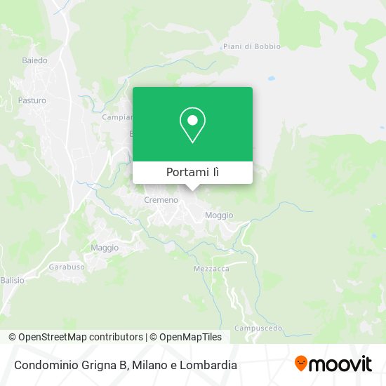 Mappa Condominio Grigna B