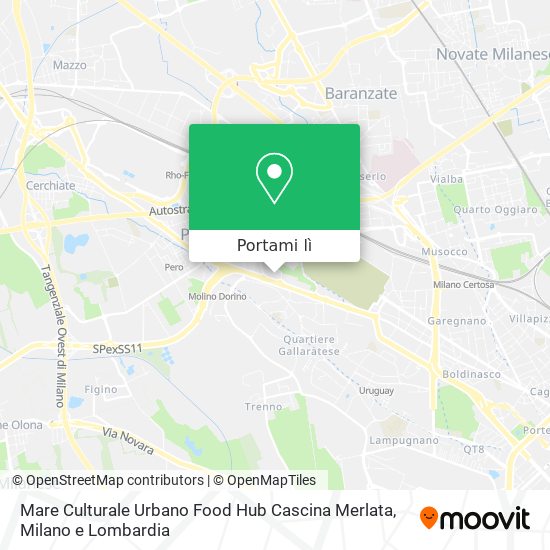 Mappa Mare Culturale Urbano Food Hub Cascina Merlata