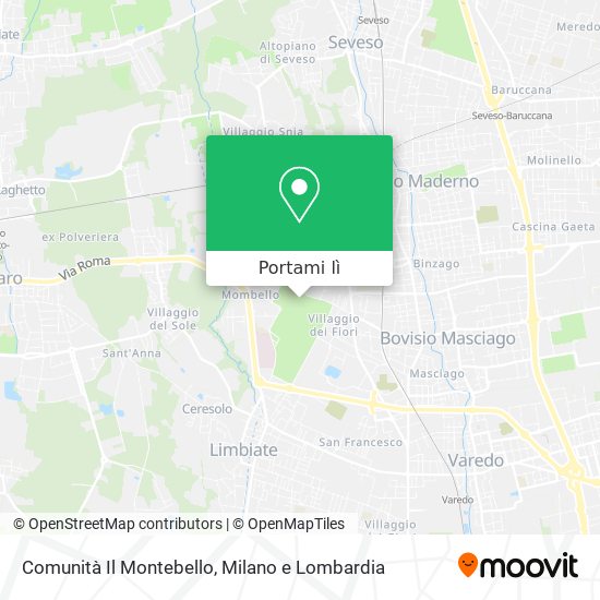 Mappa Comunità Il Montebello