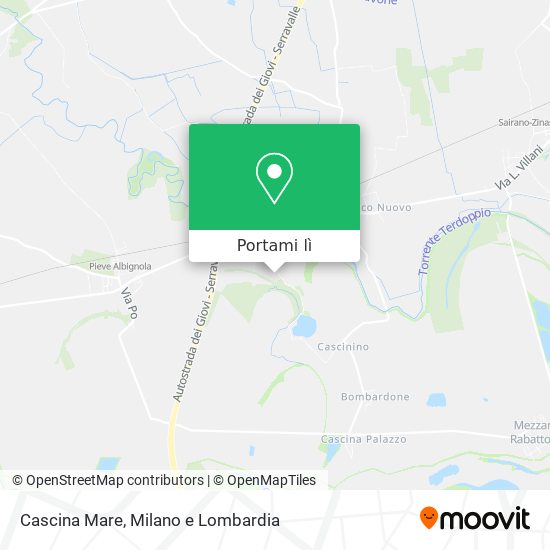 Mappa Cascina Mare