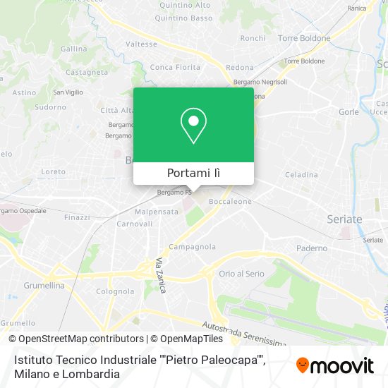 Mappa Istituto Tecnico Industriale ""Pietro Paleocapa""