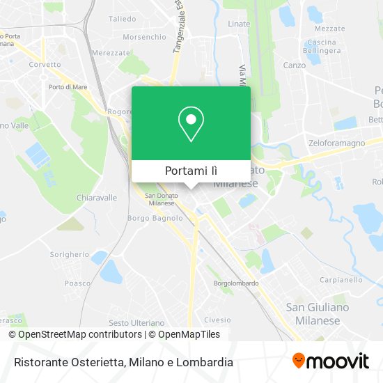 Mappa Ristorante Osterietta