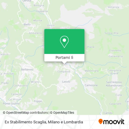 Mappa Ex Stabilimento Scaglia