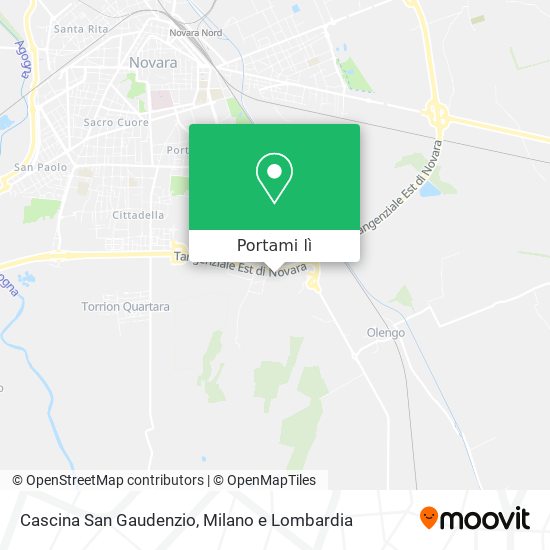 Mappa Cascina San Gaudenzio